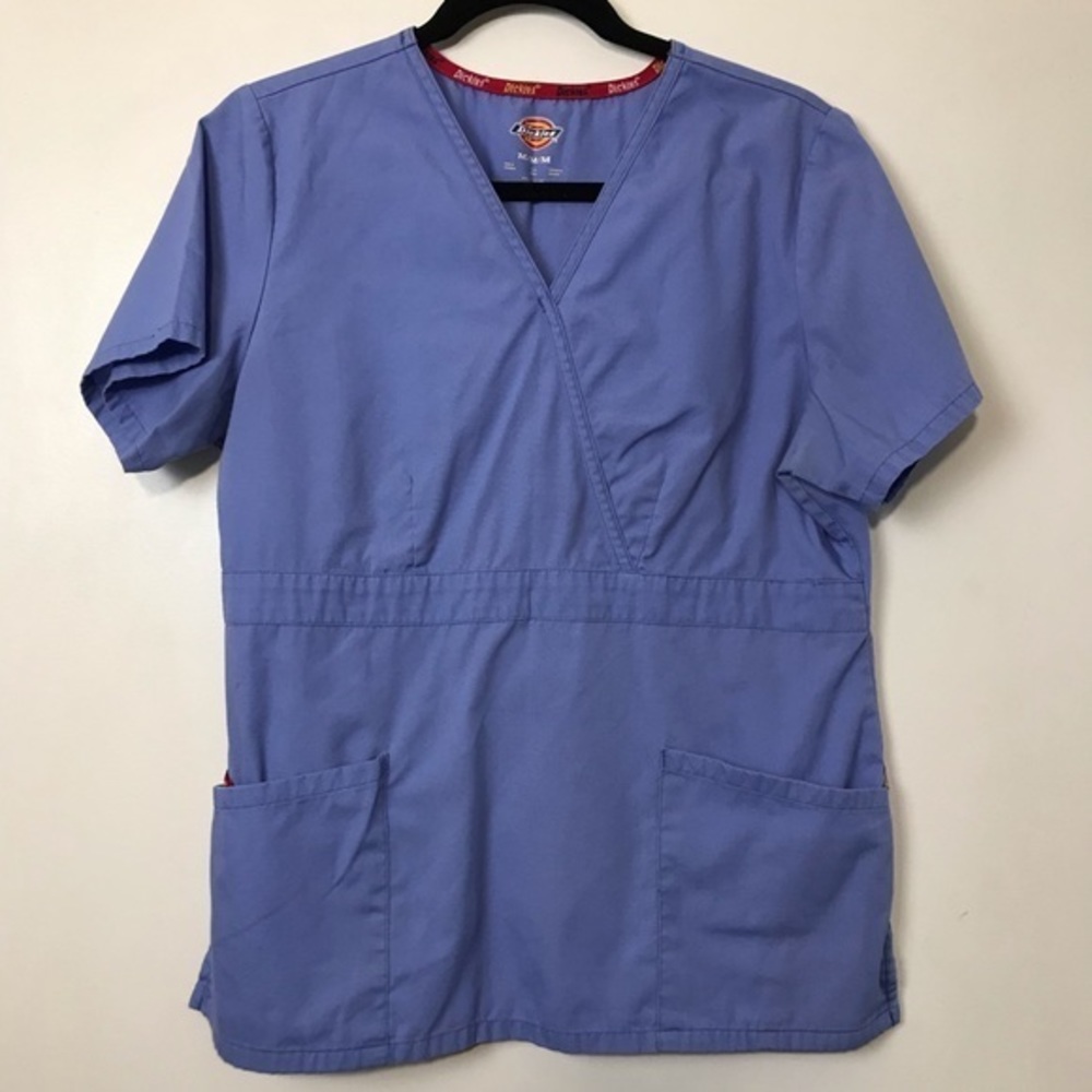 Dickies Blue Scrub Top-Size M